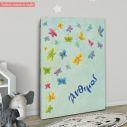 Kids canvas print So many butterflies!