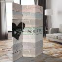 Room divider All of me loves all of you