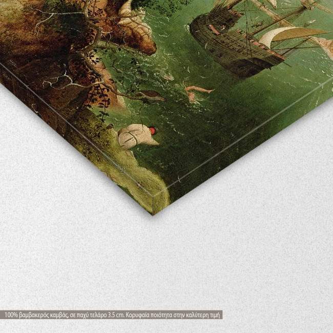 Canvas print The fall of Icarus, Bruegel Pieter, reproduction