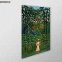 Canvas print Woman in an exotic forest, Rousseau H, side