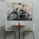 Πίνακας σε καμβά The first ride (street art)