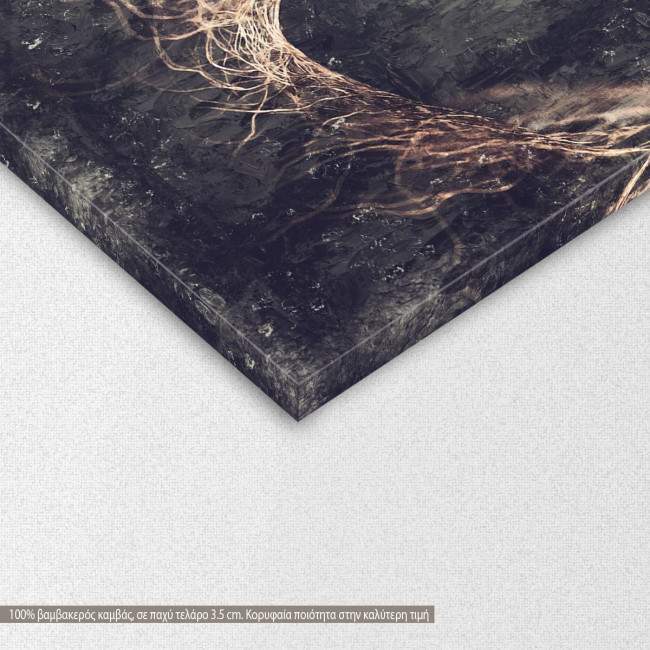 Canvas print Silent kiss, detail