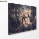 Canvas print Silent kiss, side