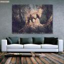 Canvas print Silent kiss