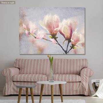 Canvas print Pink magnolias