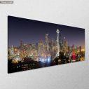 Canvas print Dance of lights, panoramic, side