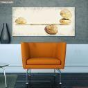 Canvas print Zen stone scales, panoramic