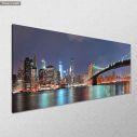 Canvas print New York city, panoramic, side