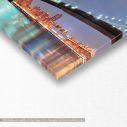 Canvas print New York city, panoramic, detail