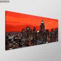 Canvas print View of Bangkok, panoramic, side