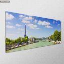 Canvas print Pont Alexandre, panoramic, side