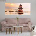 Canvas print Stone pyramid, panoramic