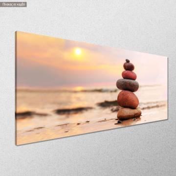 Canvas print Stone pyramid panoramic Framed canvas View 1 2