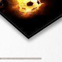 Πίνακας σε καμβά Burning football, πανοραμικός, λεπτομέρεια