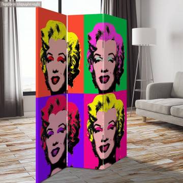 Room divider Marilyn Monroe pop art