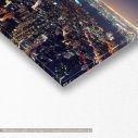 Canvas print City from above, panoramic, detail