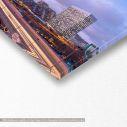 Canvas print View of a city, panoramic