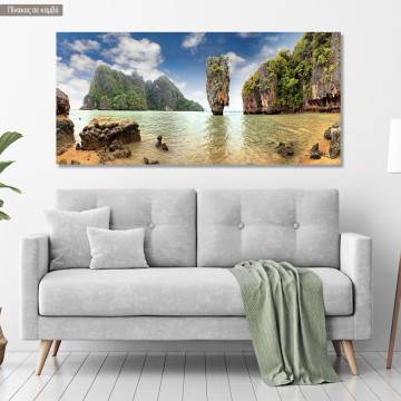 Canvas print Phang Nga, Thailand, panoramic