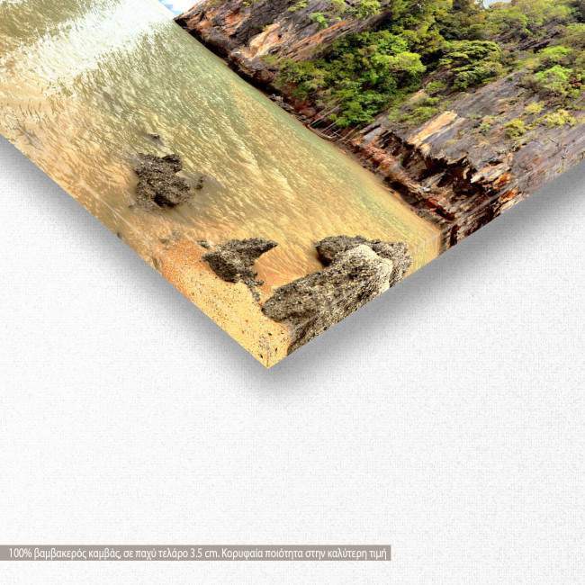 Canvas print Phang Nga, Thailand, panoramic, detail