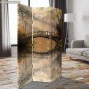 Room divider Old bridge by the lake