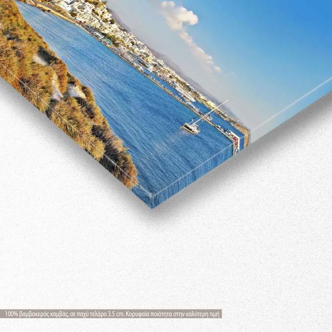 Canvas print Naxos, panoramic, detail
