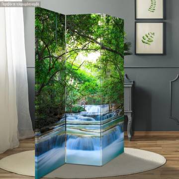 Room divider Deep forest waterfalls