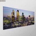Canvas print City skyline, panoramic, side