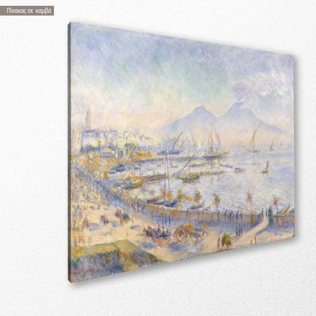 Πίνακας ζωγραφικής The bay of Naples, Renoir P. A, αντίγραφο σε καμβά, κοντινό