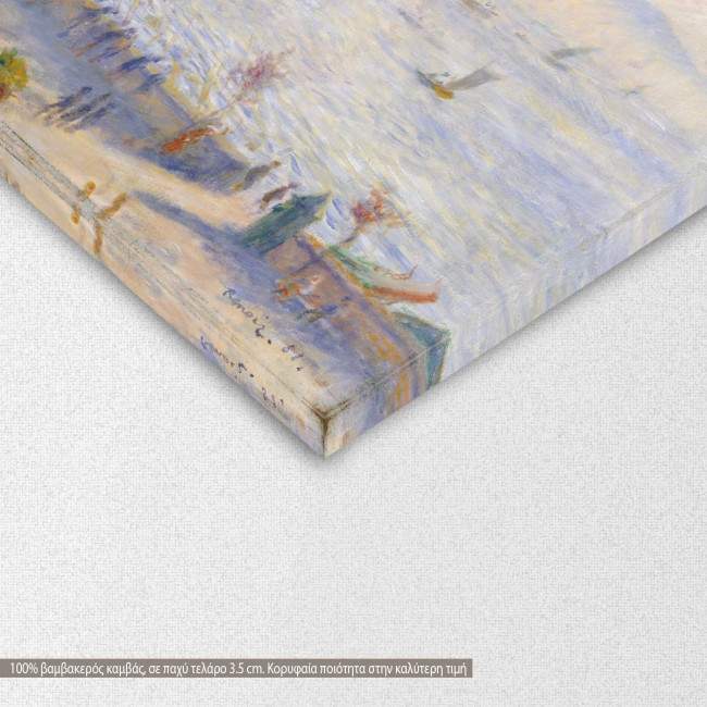 Πίνακας ζωγραφικής The bay of Naples, Renoir P. A, αντίγραφο σε καμβά, λεπτομέρεια
