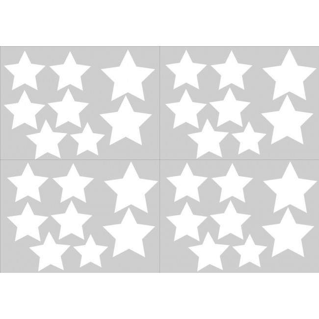 Kids wall stickers Stars at various sizes