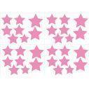 Αυτοκόλλητα τοίχου παιδικά Αστέρια σε διάφορα μεγέθη