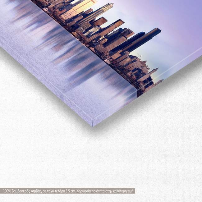 Canvas print Seattle skyline, panoramic, detail