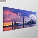 Canvas print Toronto skyline, panoramic, side