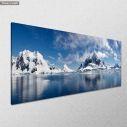 Canvas print Paradise bay, Antarctica, panoramic, side