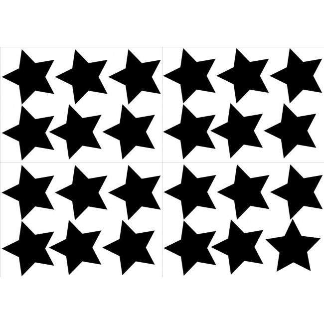 Kids wall stickers Stars, large size