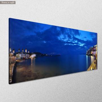 Canvas print Night panorama panoramic Framed canvas View 1 2