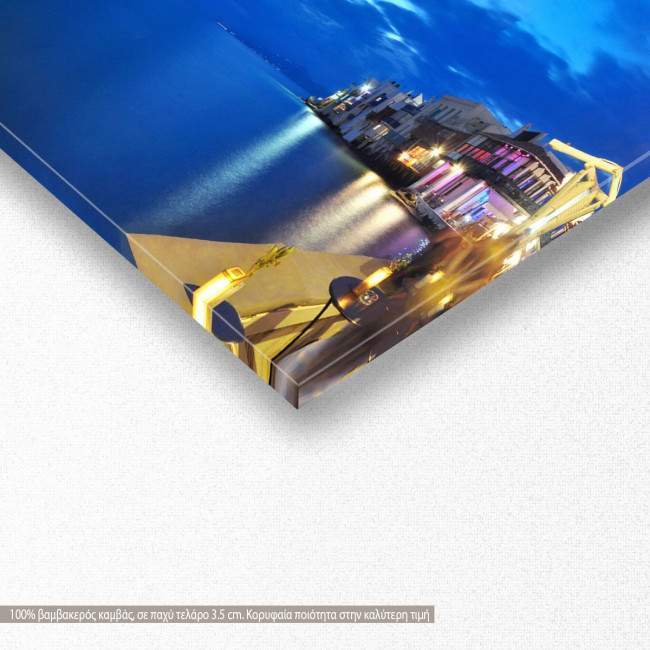 Canvas print Night panorama, panoramic, detail