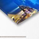 Canvas print Night panorama, panoramic, detail