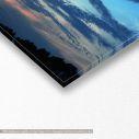 Canvas print Blue sunset, panoramic, detail
