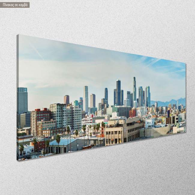 Πίνακας σε καμβά Los Angeles skyscrapers, πανοραμικός, κοντινό