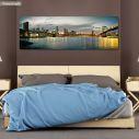 Canvas print Manhatan and Brooklin bridge, panoramic