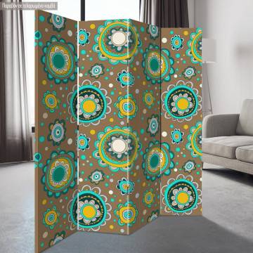 Room divider Flower circles 2