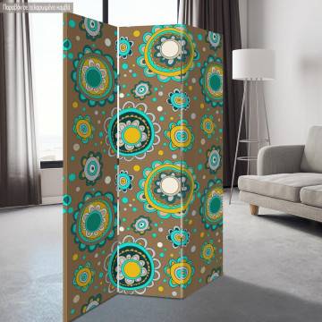 Room divider Flower circles