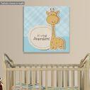 Kids canvas print It's a boy / girl, with name