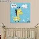 Kids canvas print It's a boy / girl, with name