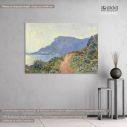 Canvas print La corniche de Monaco, Monet