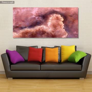 Canvas print Deserts of Africa abstract, panoramic