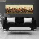 Canvas print New York City skyscrapers, panoramic