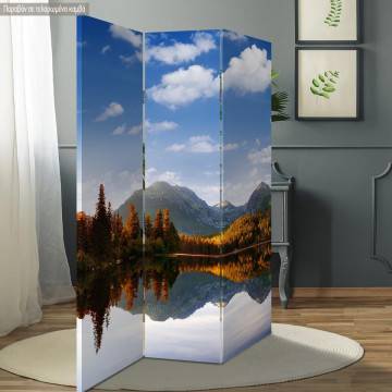 Room divider Mountain reflection