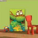 Kids canvas print Cute owls